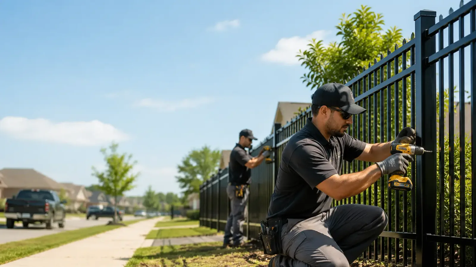 Metal Fence Installation in Tye, TX